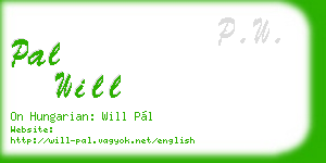 pal will business card